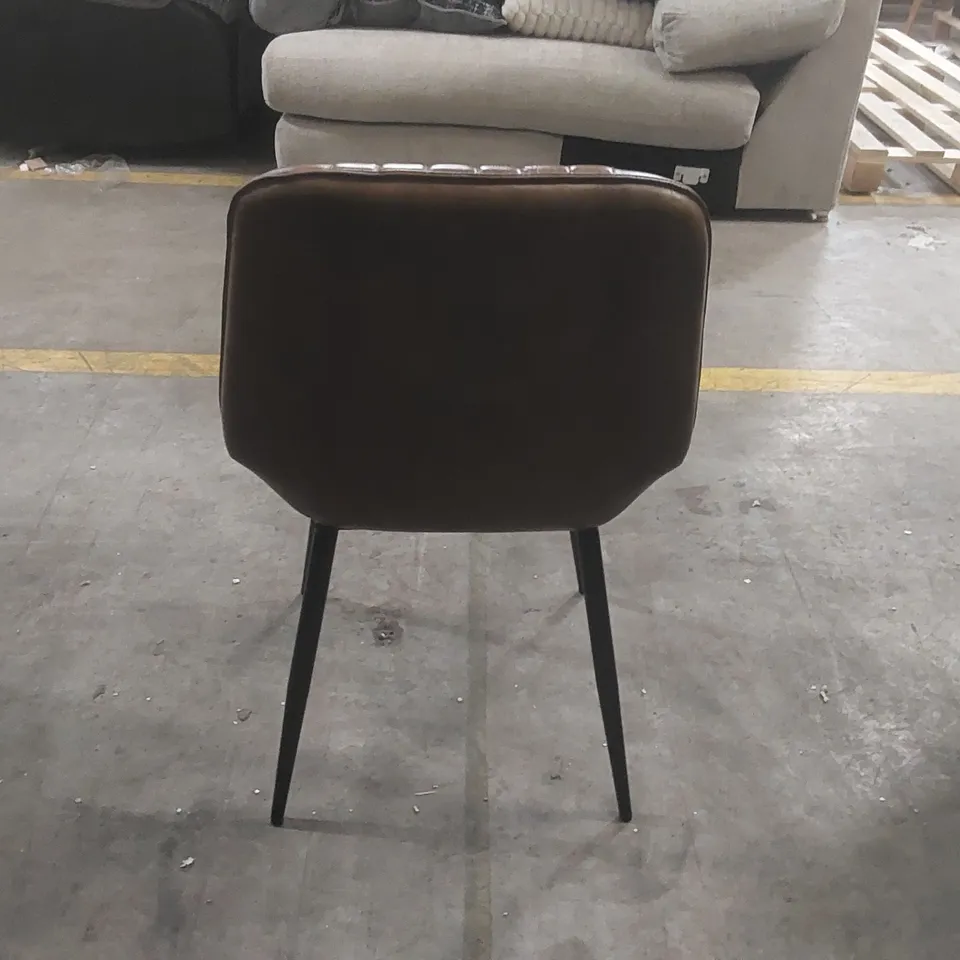DESIGNER BROOKLYN LEATHER DINING CHAIR