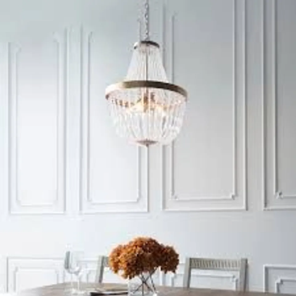 BOXED CELINE ROSE GOLD/GLASS 680-1700MM PENDANT LIGHT
