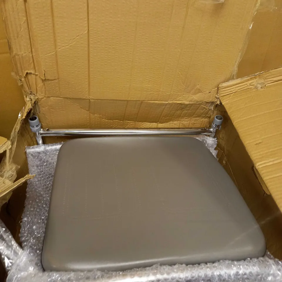 NRS HEALTHCARE M66119 WHEELED COMMODE/OVER TOILET CHAIR WITH PADDED SEAT AND BACK