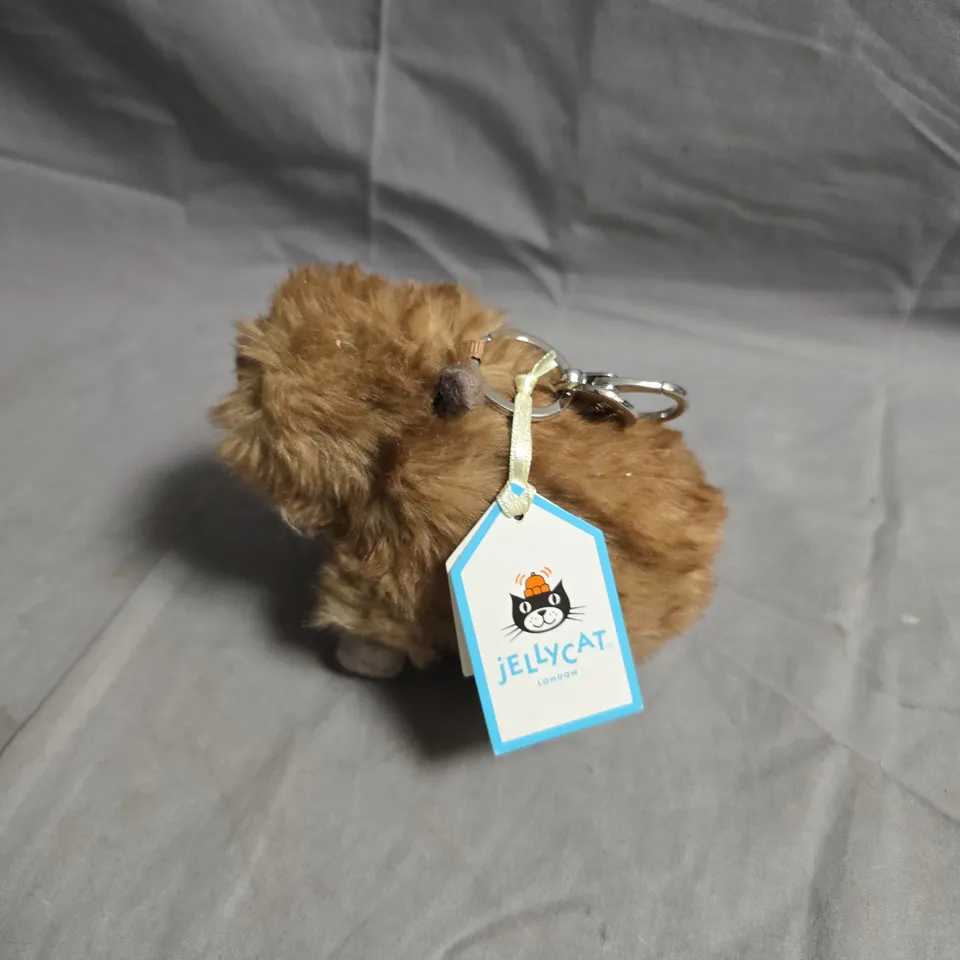JELLYCAT LONDON - I AM CLYDE CAPYBARA BAG CHARM 