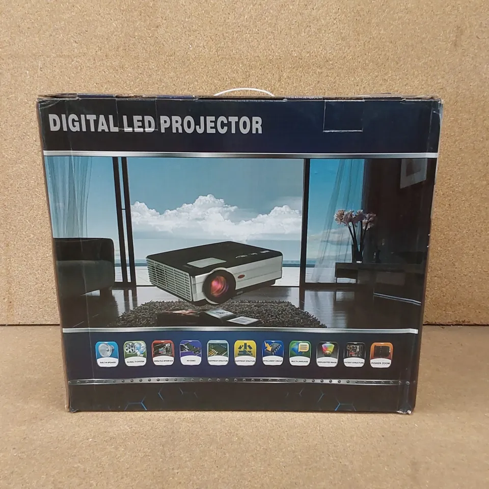 BOXED CAIWEI A8 DIGITAL LED PROJECTOR 
