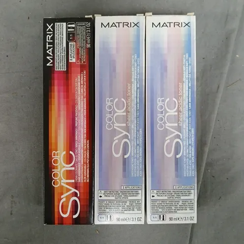 BOX OF APPROXIMATELY 20 ASSORTED MATRIX SO COLOUR SYNC PRODUCTS