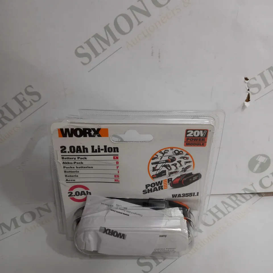 WORX WA3551 18V 2.0 AH BATTERY