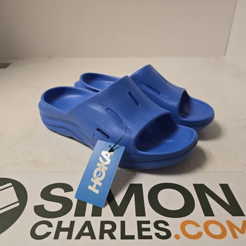 HOKA BLUE RECOVERY SLIDE UK 6.5 UNBOXED