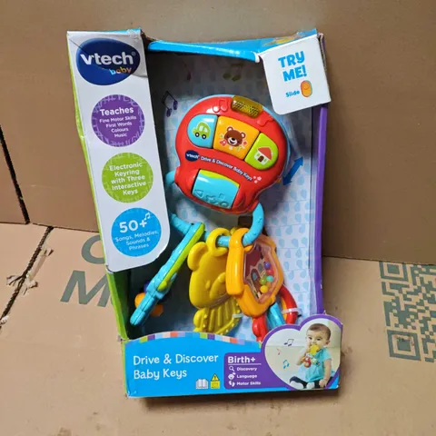 VTECH BABY DRIVE & DISCOVER BABY KEYS – INTERACTIVE TOY KEYS (BIRTH+)