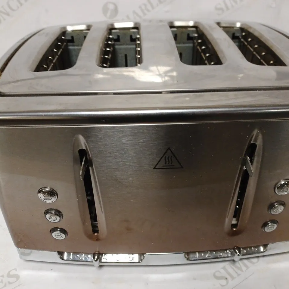 RUSSELL HOBBS ECLIPSE COPPER 4 SLICE TOASTER 