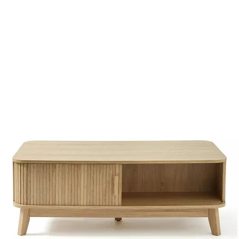 BOXED LOUVRE COFFEE TABLE - OAK - FSC® CERTIFIED (1 BOX)