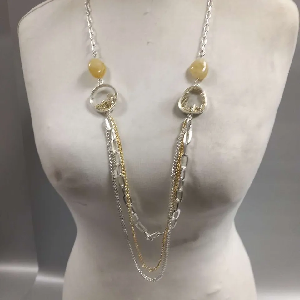 BRAND NEW BROWN PEPPER HANDBAGS JEWELLERY CONNECTION UK NECKLACE