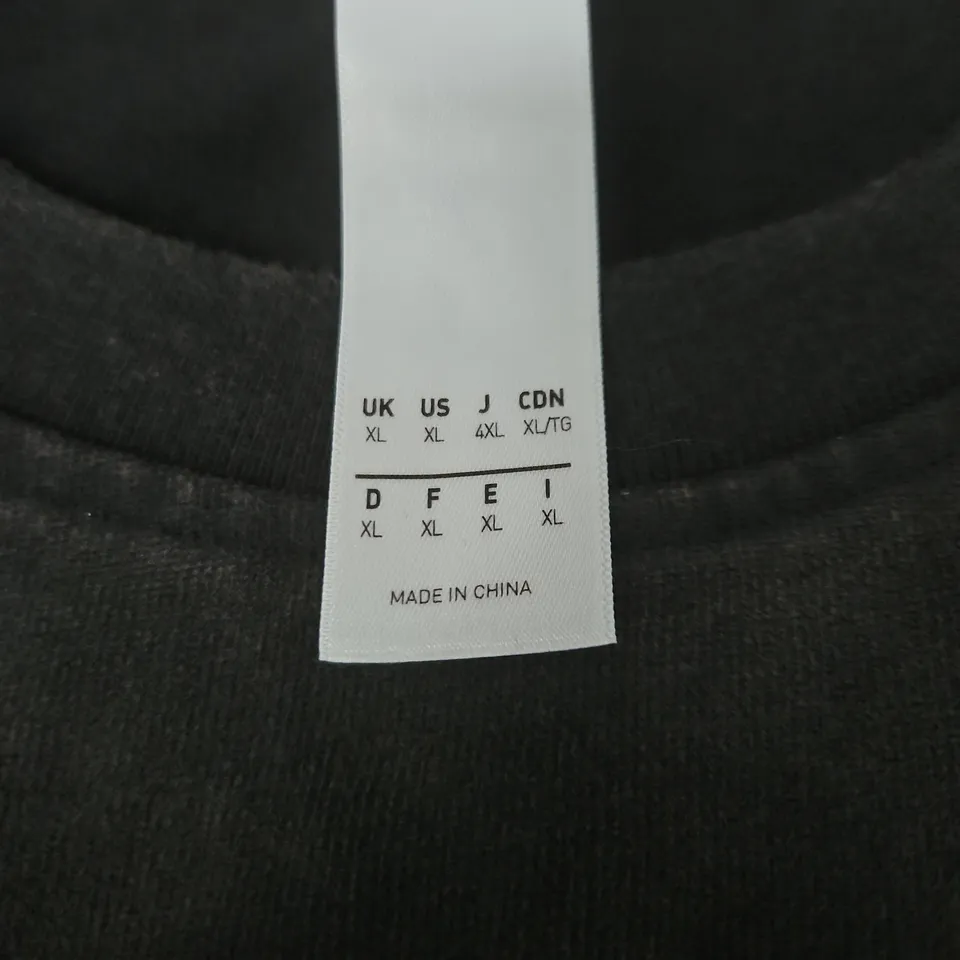 ADIDAS EQUIPMENT T SHIRT – DARK GREY, UK XL (VERIFY MODEL)
