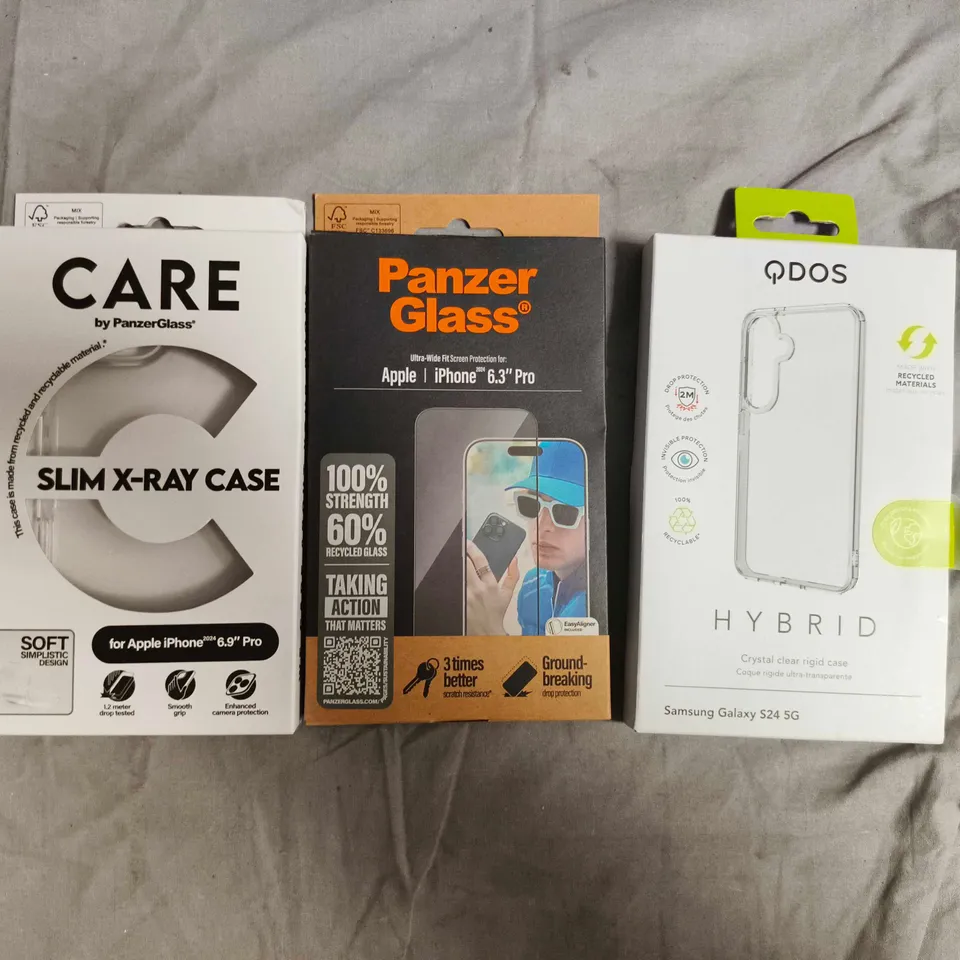 BOX OF APPROXIMATELY 150 ASSORTED PROTECTIVE PHONE CASES FOR VARIOUS MAKES AND MODELS - COLLECTION ONLY