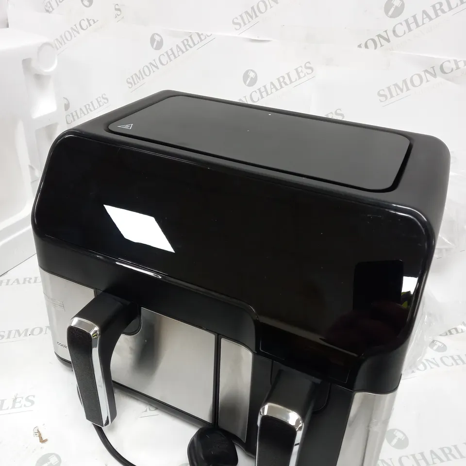 COOK'S ESSENTIALS 7.7L DUAL AIR FRYER 