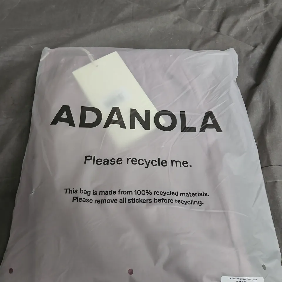 ADANOLA VARSITY STRAIGHT LEG SWEATPANTS - DUSK PURPLE, UK XL TALL