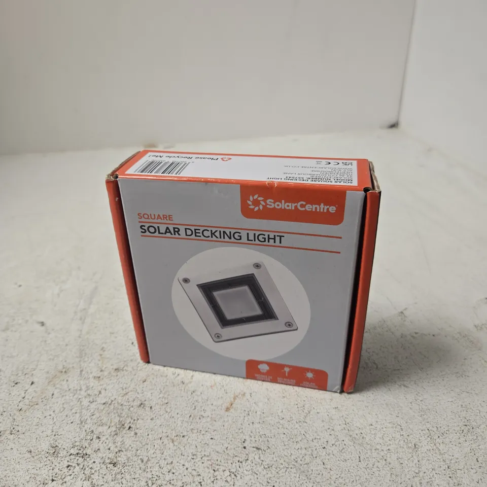 SOLARCENTRE SOLAR DECKING LIGHT – GARDEN OUTDOOR LIGHTING
