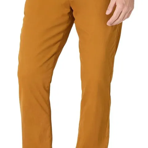 AMAZON ESSENTIALS MEN'S ATHLETIC-FIT CASUAL STRETCH CHINO TROUSER DARK CAMEL 30W 28L