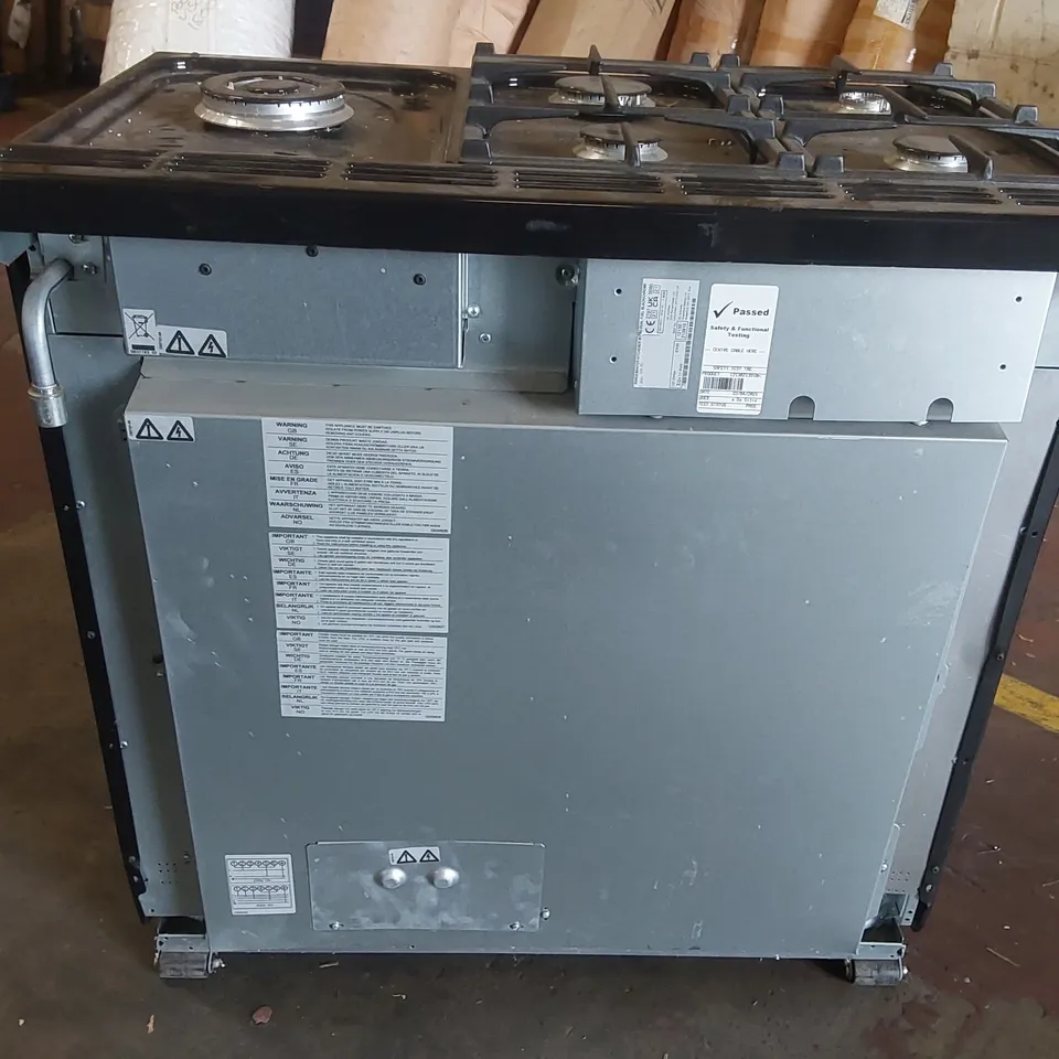 RANGEMASTER KITCHENER 90 FSD DUAL FUEL BLACK/CHROME COOKER