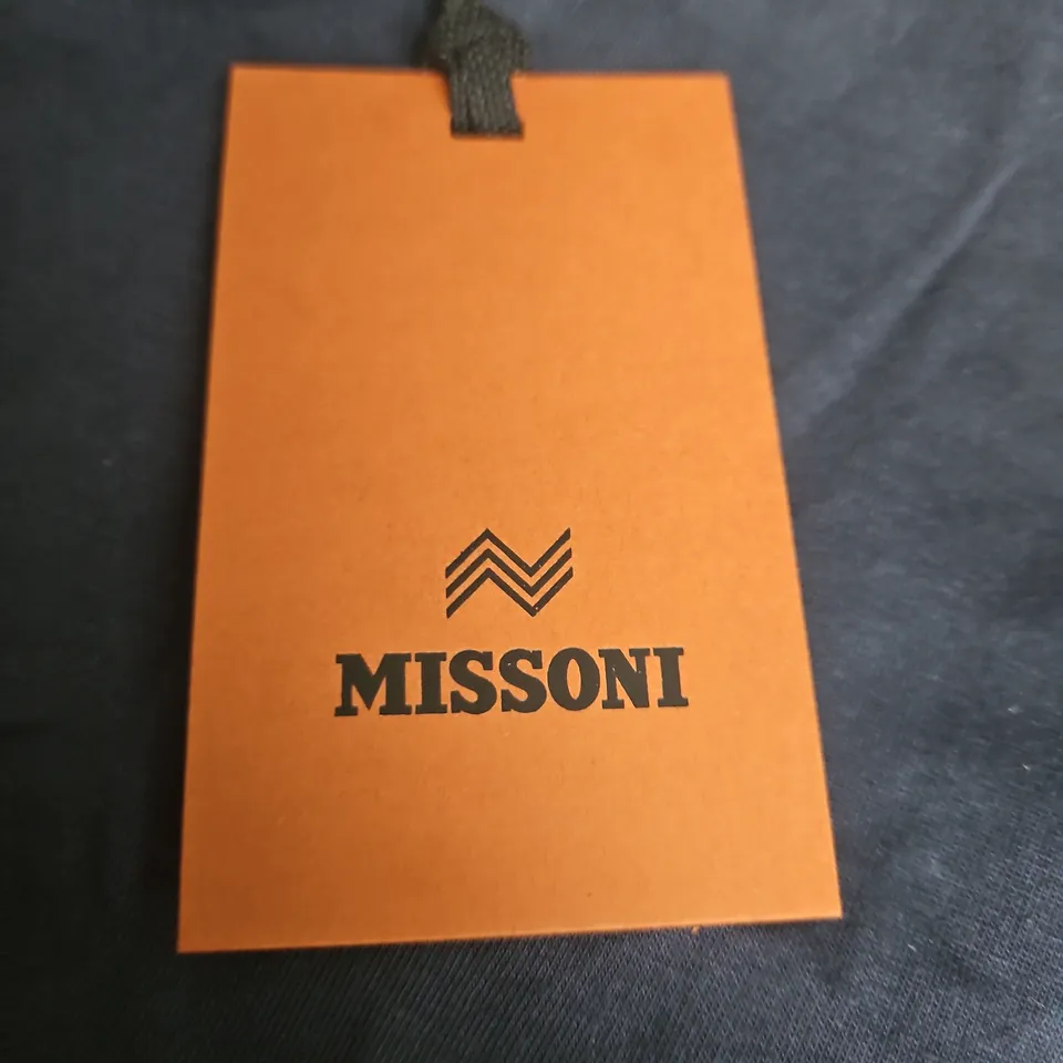 Missoni Short Sleeve T-Shirt – Navy, Size M (UC22SL03)