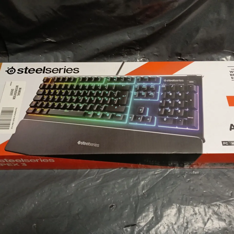 SEALED STEELSERIES APEX 3 GAMING KEYBOARD 