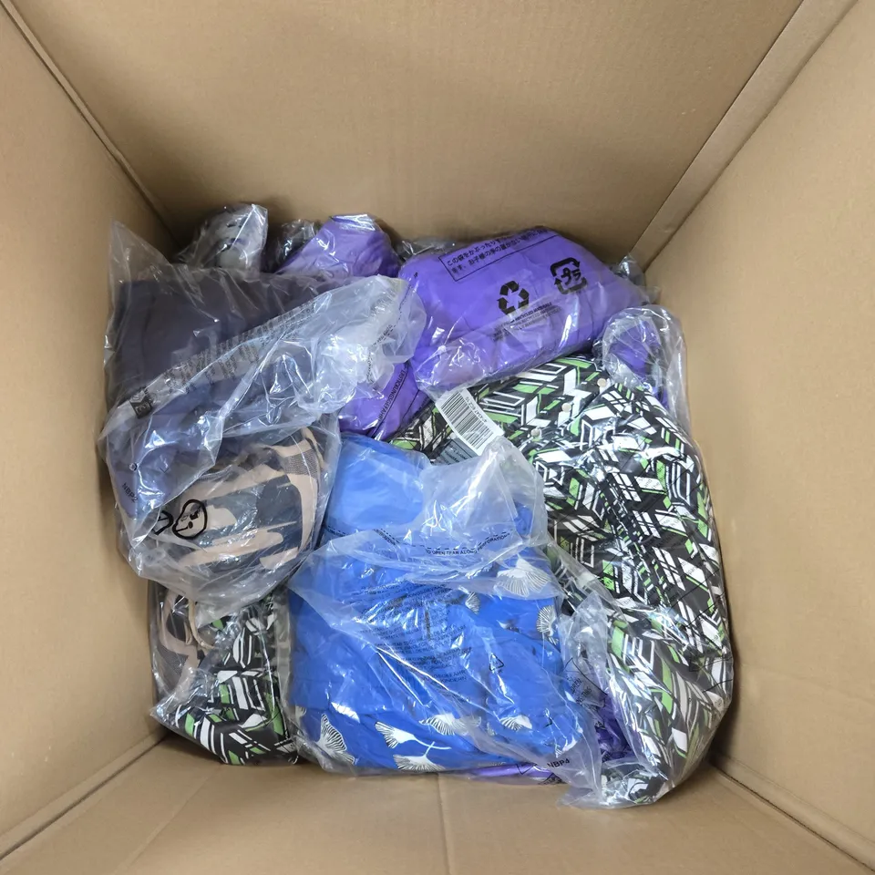 APPROXIMATELY 15 ASSORTED WOMENS CLOTHING PRODUCTS IN VARIOUS STYLES & SIZES