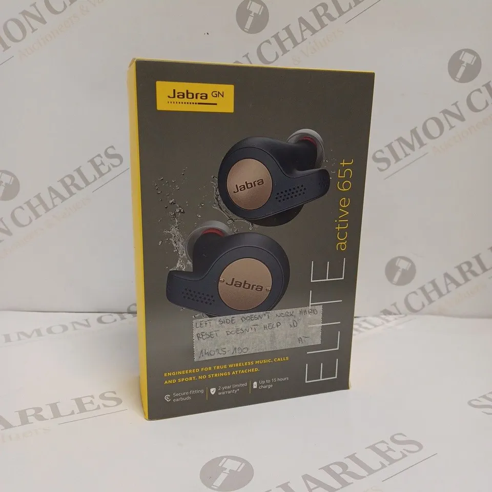 BOXED JABRA ELITE ACTIVE 65T EARBUDS