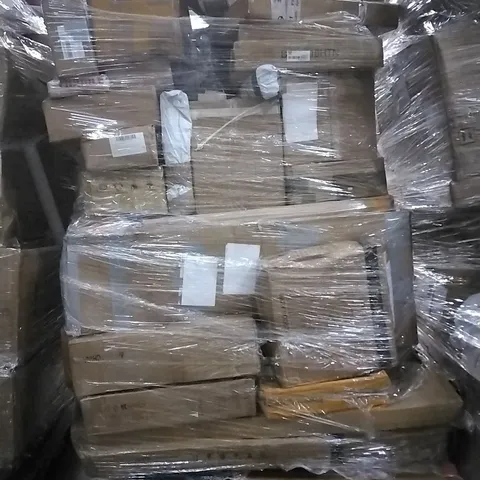 PALLET OF HOUSEHOLD ITEMS TO INCLUDE CANDYFLOSS MACHINE, CORK BALL 500ML GLASS JAR, BABY BOOSTER CHAIR, REMOTE CONTROL TANK TOY AND OTHER ASSORTED ITEMS...