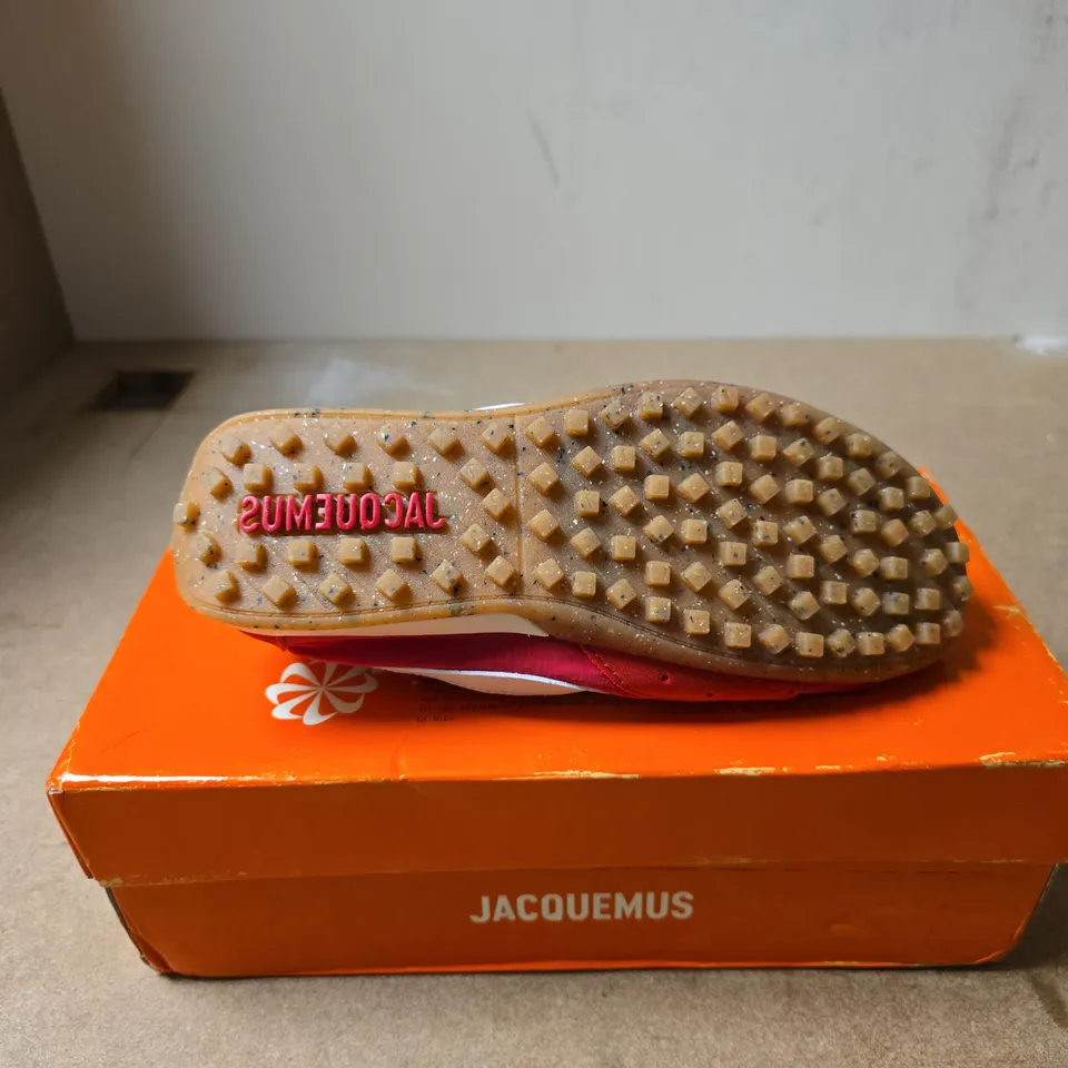 NIKE WOMENS JACQUEMUS MOON SHOE RED UK 4.5 BOXED