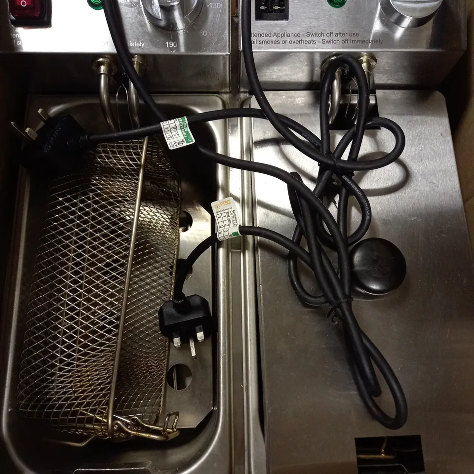 BUFFALO DUAL BASKET DEEP FAT FRYER 