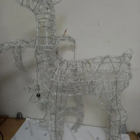 FESTIVE INDOOR/OUTDOOR PRE LIT RAINDEER 