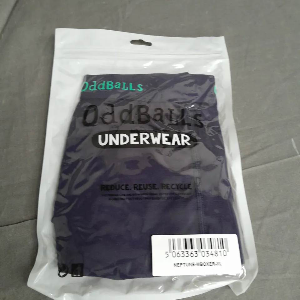 SEALED ODDBALLS UNDERWEAR NEPTUNE MENS BOXERS XL