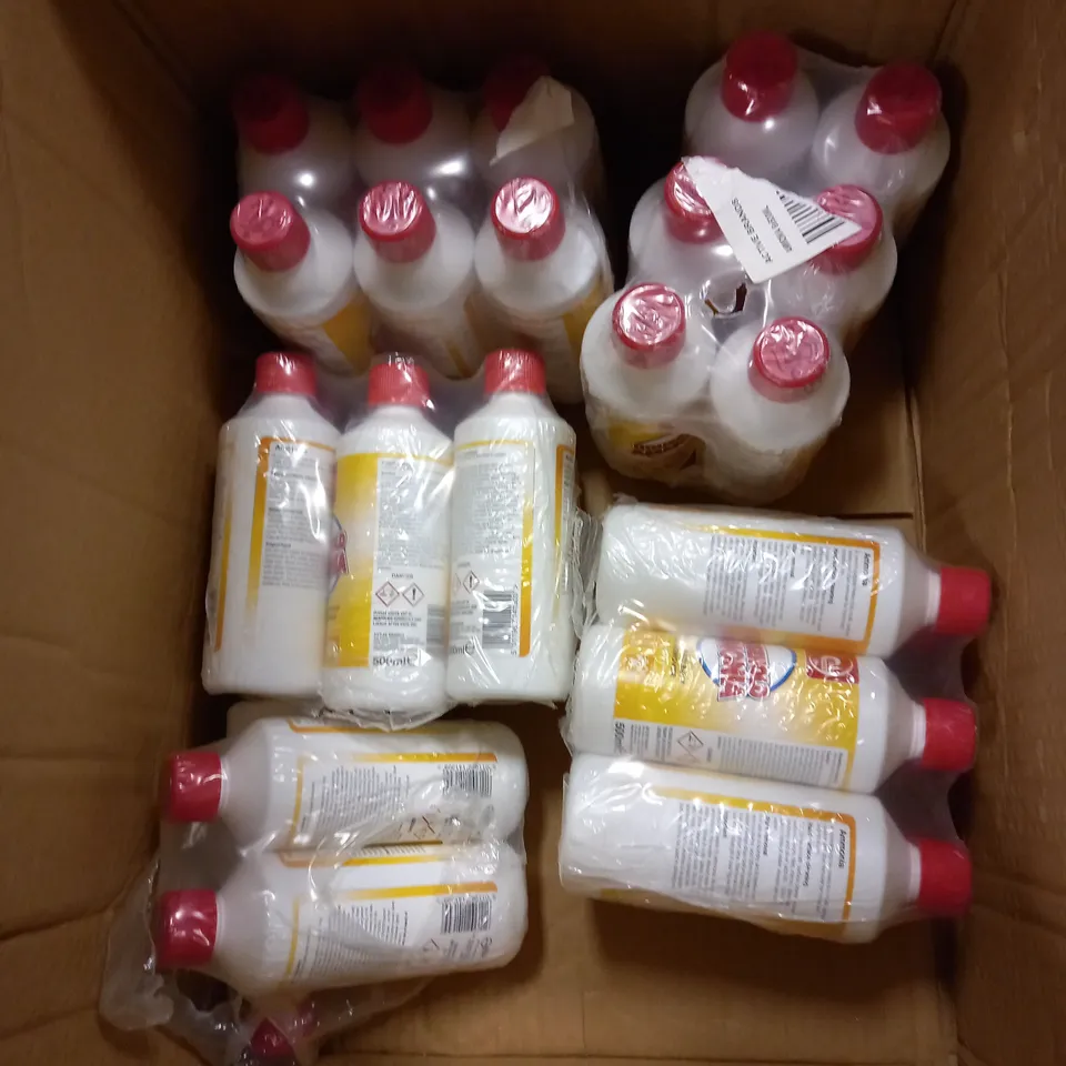 LARGE BOX OF 27 ASSORTED HOUSEHOLD AMMONIA LIMESCALE REMOVER - COLLECTION ONLY 
