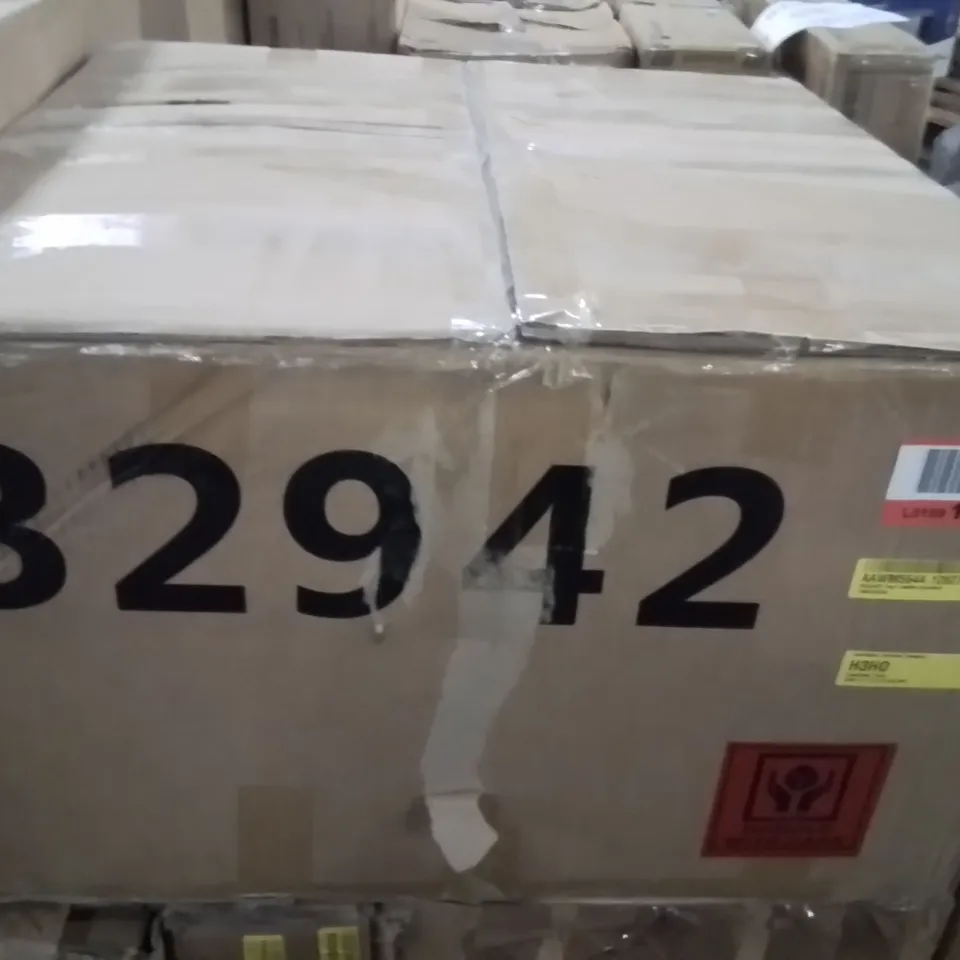 BOXED MALMOS FAUX LEATHER ARMCHAIR 1 BOX 