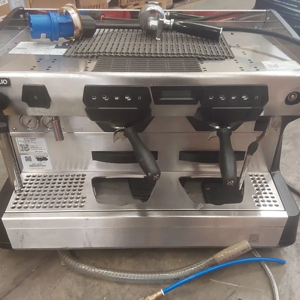 RANCILIO CLASSE 7 COMMERCIAL 2 GROUP COFFEE MACHINE