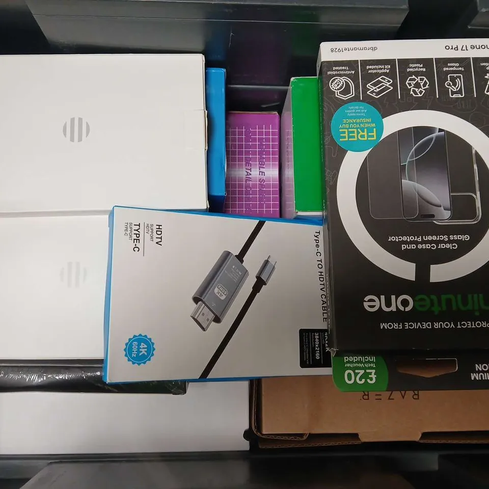 APPROXIMATELY 12 ASSORTED ELECTRICAL ITEMS TO INCLUDE SMART HOME VIDEO DOORBELL, WIRELESS SPEAKER, ELECTRIC SCREWDRIVER, ETC