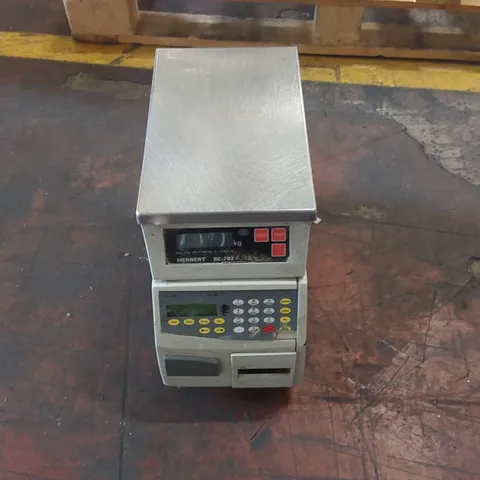 HERBERT BC-701 DIGITAL SCALE WITH RECEIPT PRINTER