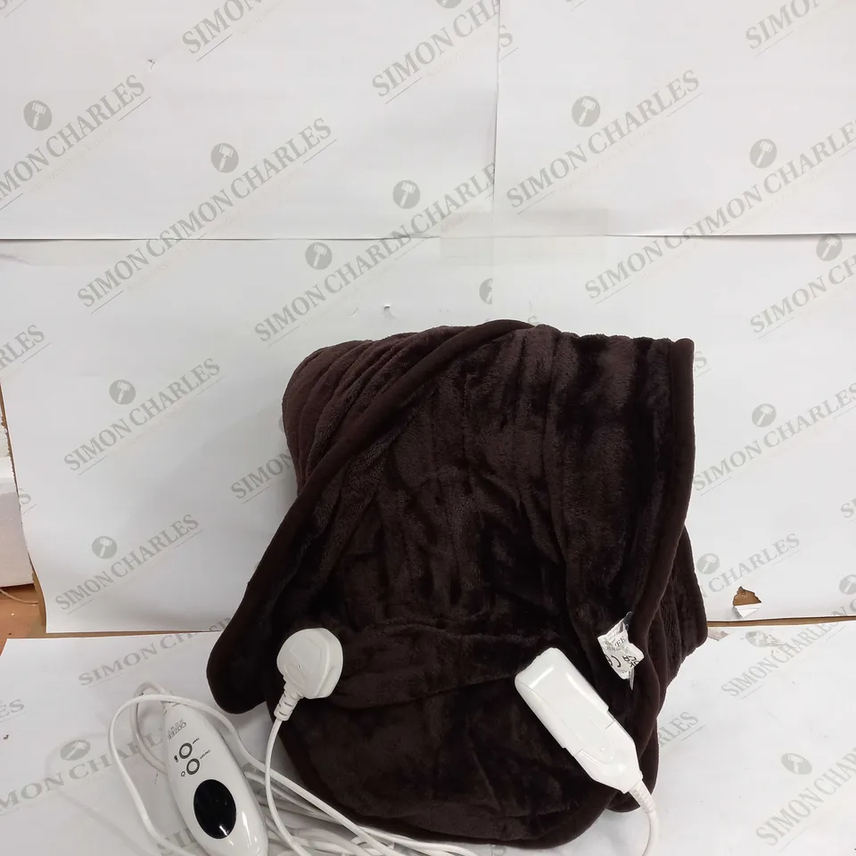 COZEE HOME HEATED THROW CHOCOLATE 