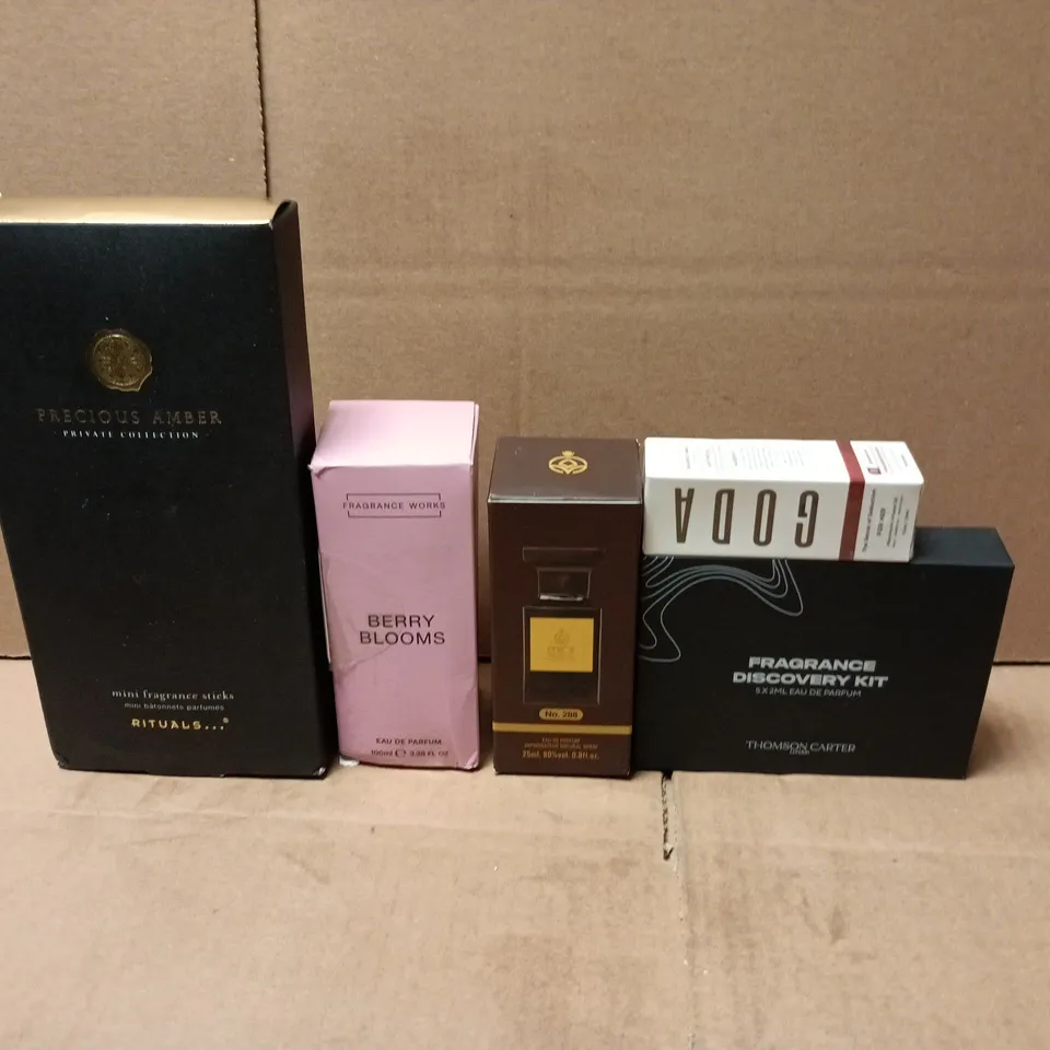 LOT OF 10 ASSORTED BOXED EAU DE PARFUMES TO INCLUDE RITUALS, GODA AND MANCAVE