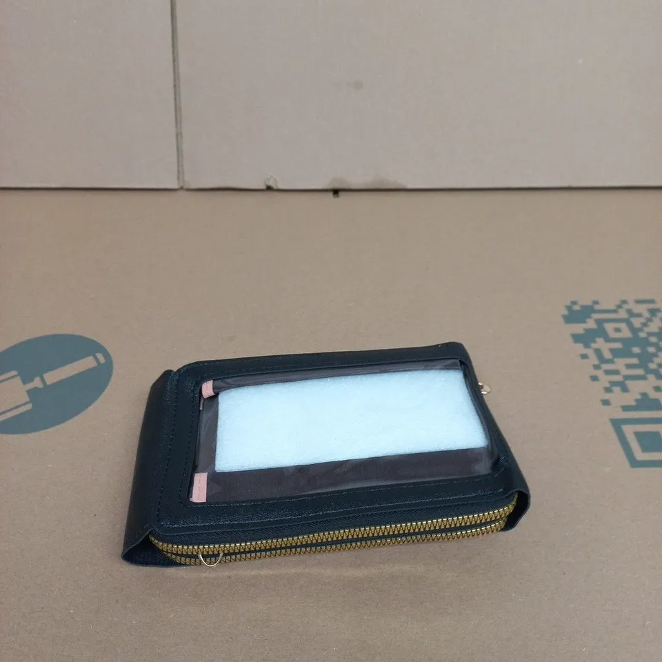 ENDAYCON CARDHOLDER WALLET – NAVY BLUE LEATHER LOOK