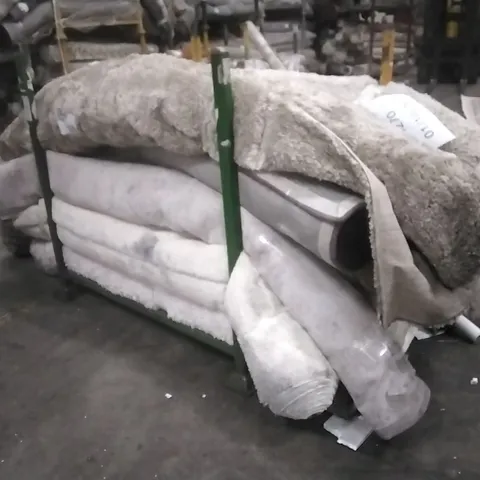 STILLAGE OF APPROXIMATELY 20 XL DESIGNER RUGS