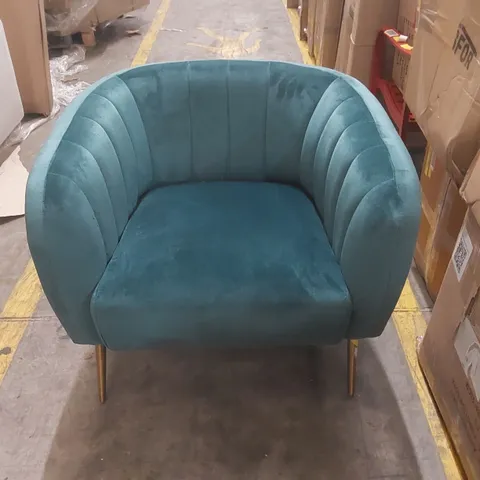 AYLIN VELVET BARREL CHAIR