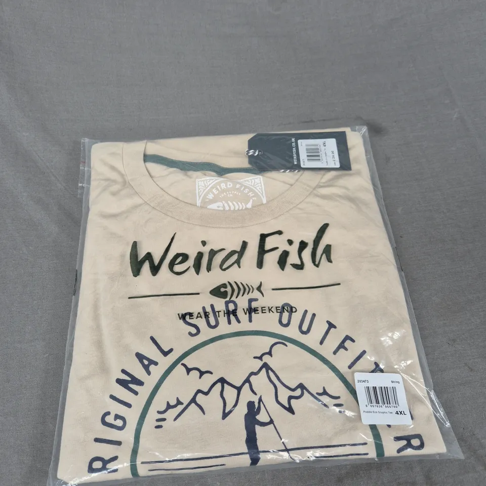 WEIRD FISH PADDLE ECO GRAPHIC TEE SIZE 4XL