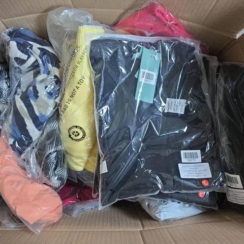 APPROXIMATELY 45 ASSORTED CLOTHING ITEMS IN VARIOUS SIZES, STYLES & COLOURS TO INCLUDE BRANDS SUCH AS LA MAREY, EMRECO, &MAISI, ETC - COLLECTION ONLY