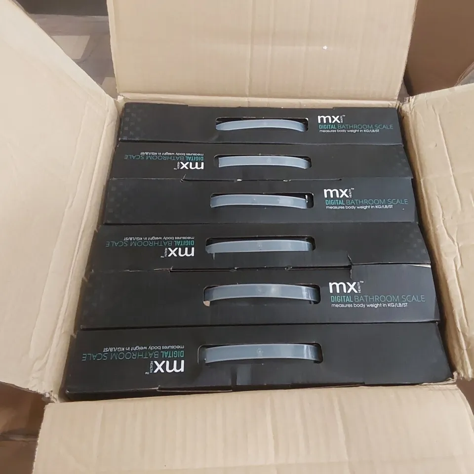PALLET CONTAINING ASSORTED ITEMS INCLUDING: DAMAGED CARYSIL GD150 GRANITE INSETS, MX20000 DIGITAL BATHROOM SCALES ECT  