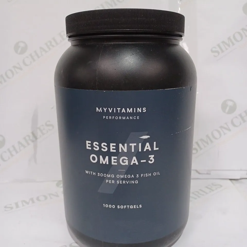 MY-VITAMINS PERFORMANCE ESSENTIAL OMEGA-3 1000 SOFTGELS 