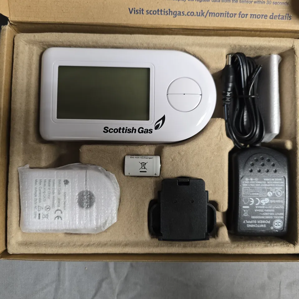 SCOTTISH GAS ELECTRICITY MONITOR