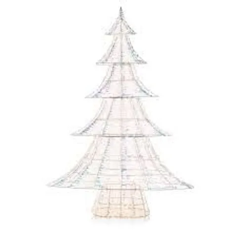 FESTIVE 150/210CM PRE LIT IRIDESCENT STATEMENT TREE