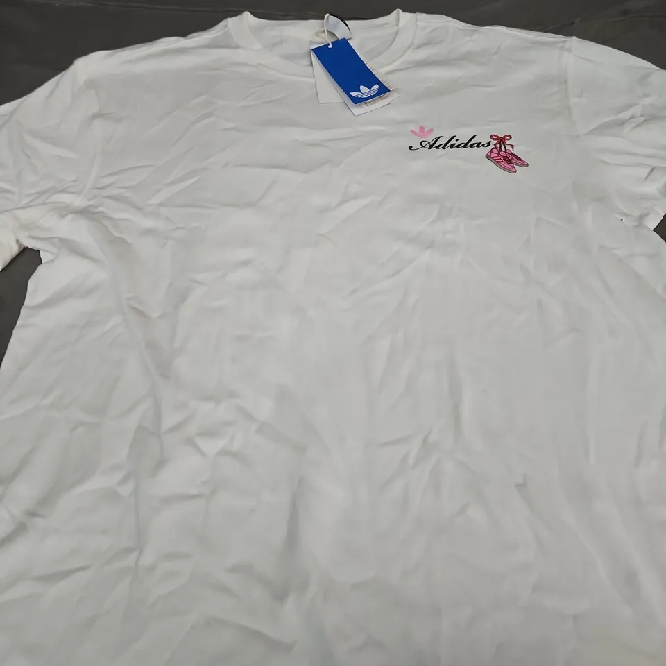 ADIDAS HANDBALL SPEZIAL T-SHIRT – WHITE - LARGE