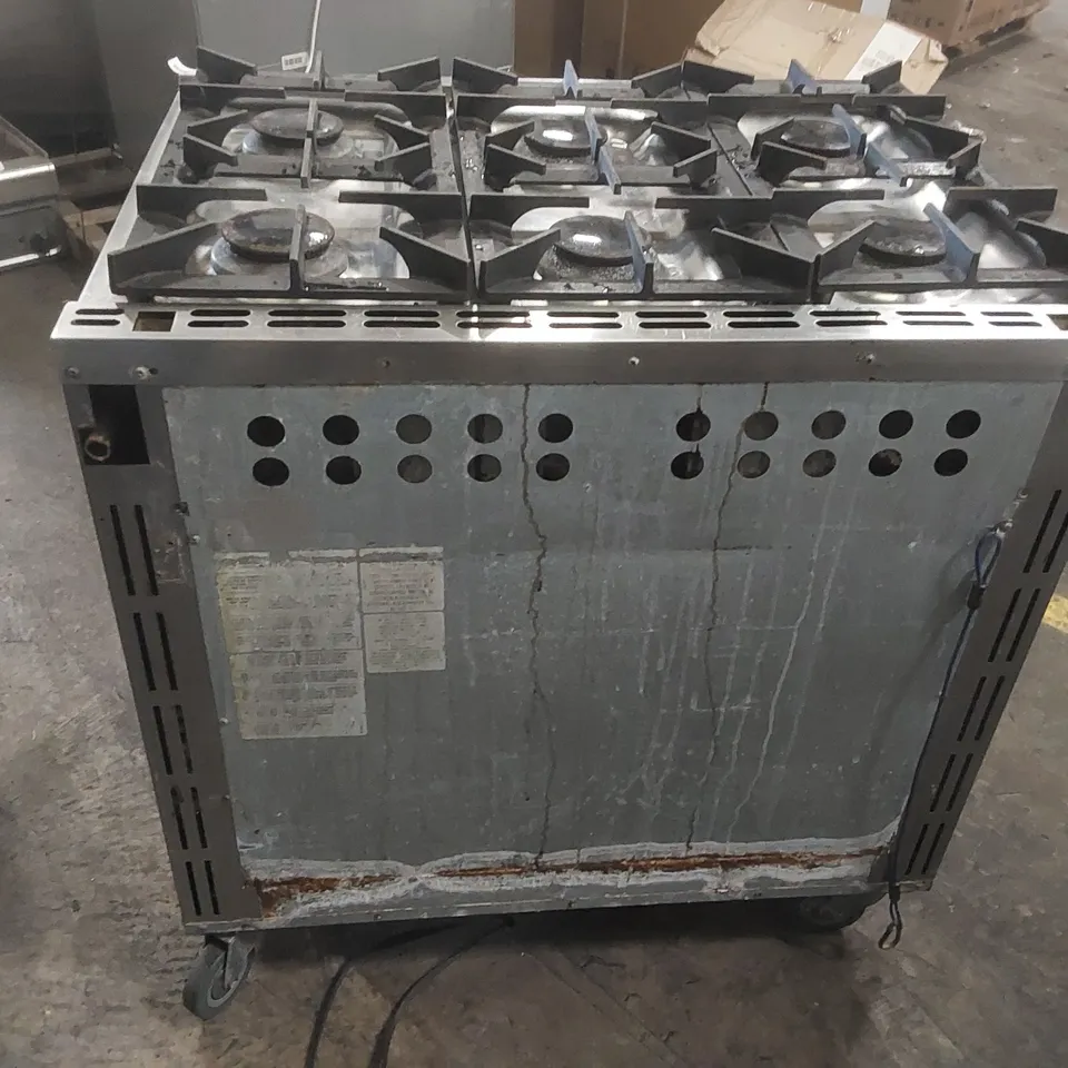 BURCO COMMERCIAL 6 BURNER GAS OVEN