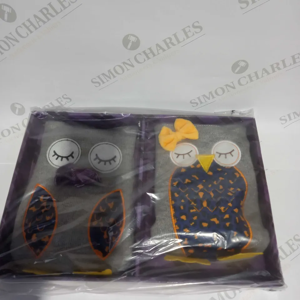 OUTLET MR & MRS OWL MICROWAVABLE HOTTIES