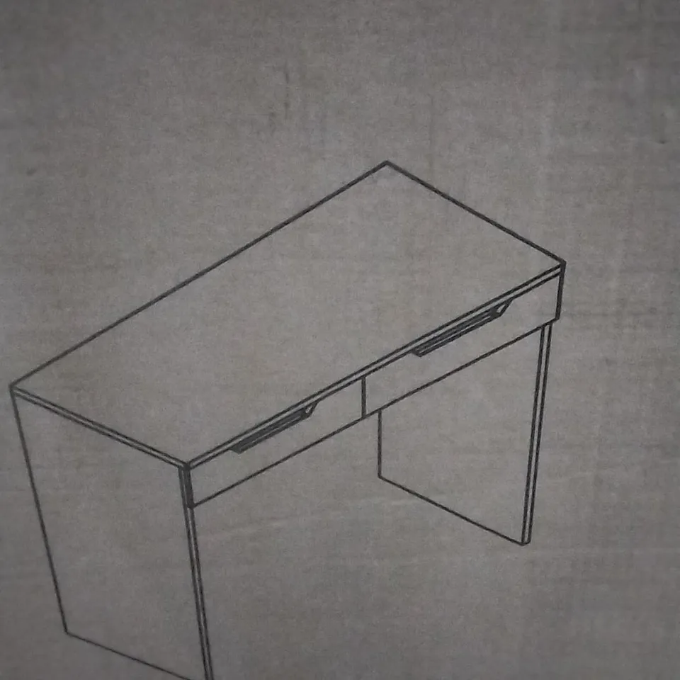 BOXED LARSON DRESSING TABLE WHITE (1 BOX)