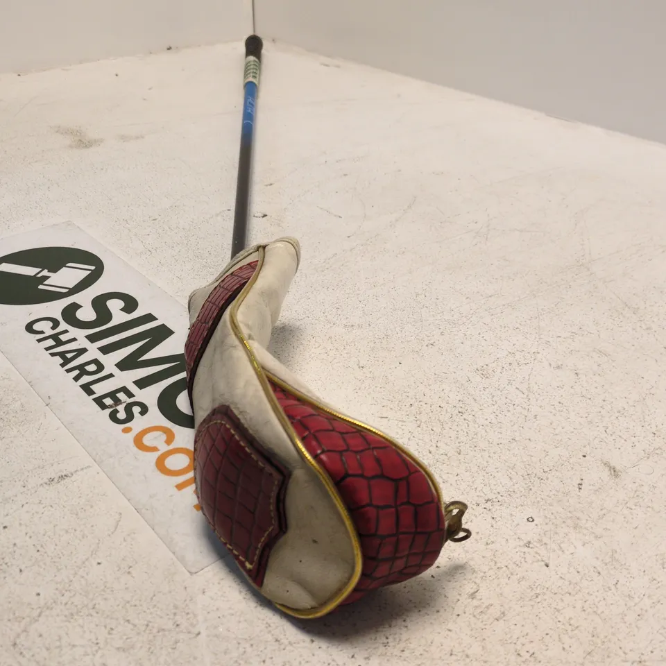 PING GOLF DRIVER WITH BLUE SHAFT AND GOLF PRIDE GRIP