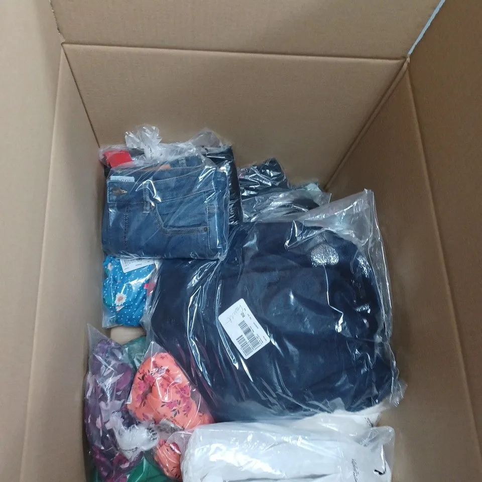 APPROXIMATELY 20 ASSORTED LADIES CLOTHING AND SHOES, VARIOUS COLOURS, SIZES AND STYLES